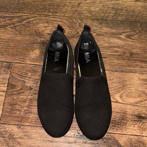 MIA Women's Black Slip-On Shoes